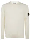 Stone Island Lightweight Geelong Wool Sweater In Multicolor