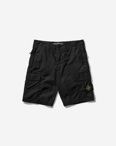 Stone Island Men S Garment Dyed Cargo Shorts In Black