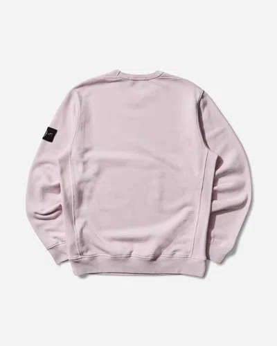 Stone Island Men S Garment Dyed Crewneck Sweatshirt In Pink