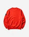 Stone Island Men S Garment Dyed Crewneck Sweatshirt Scarlet In Red