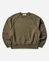 Stone Island Men S Garment Dyed Oversized Fit Crewneck Sweatshirt In Green