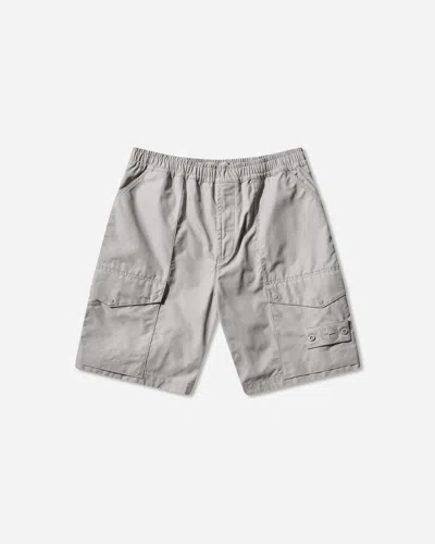 Stone Island Men S Ghost All-weather Cotton Canvas_s.i. Cargo Shorts Dust In Gray