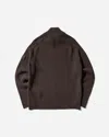 Stone Island Men S Ghost Geelong Wool Zip Up Cardigan Dark In Brown