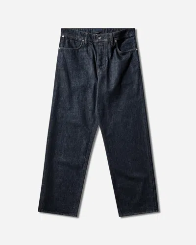 Stone Island Men S Indigo Denim-rinsed Loose Fit Jeans In Blue