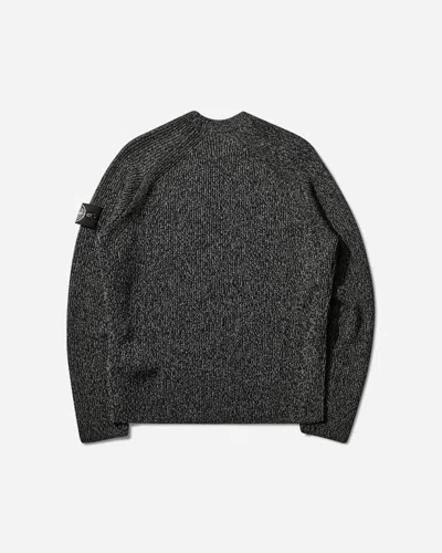 Stone Island Men S Knit Reflective Sweater In Black