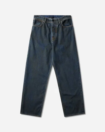 Stone Island J100006 Laser-pigment Indigo-denim Jeans In Blue
