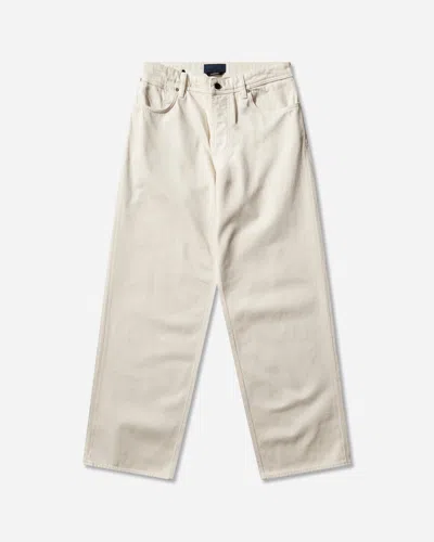 Stone Island Men S Light Bull Denim-tc Loose Fit Jeans Ivory In Neutral