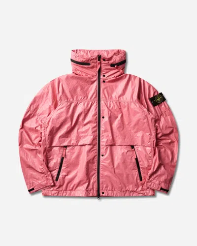 Stone Island Men S Light Nylon 3l-tc Jacket Geranium In Pink
