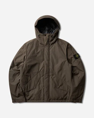 Stone Island Men S Micro Twill Jacket Coal In Brown