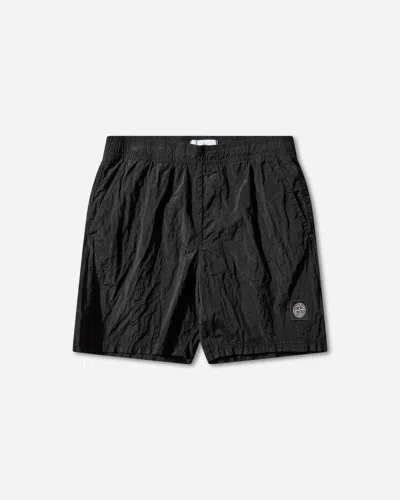Stone Island Men S Nylon Metal Swim Shorts In Black