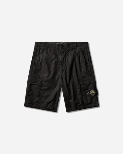 Stone Island Logo-patch Swim Shorts In Black
