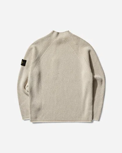 Stone Island Men S Vanisè Wool Crewneck Sweater Ivory In Neutral