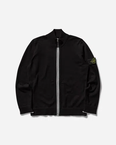 Stone Island Men S Zip-up Cardigan In Black