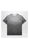 Stone Island Grey Shaded Cotton T-shirt Men In Gray