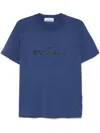 Stone Island Men Short Sleeve T-shirt In Blue