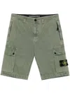 Stone Island Slim Bermuda Shorts In Green