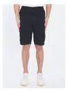 Stone Island Men Slim-fit Cargo Bermuda Shorts With Zip Pockets In Blue