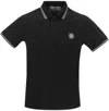 Stone Island Polo Shirt In Black