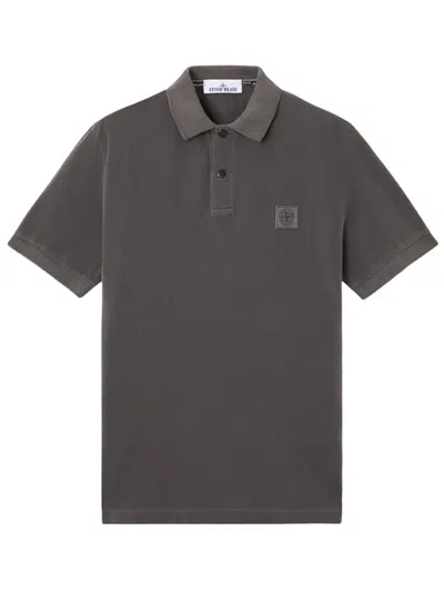 Stone Island Men Slim Fit Short Sleeve Polo