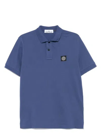 STONE ISLAND MEN'S SLIM FIT STRETCH COTTON POLO SHIRT