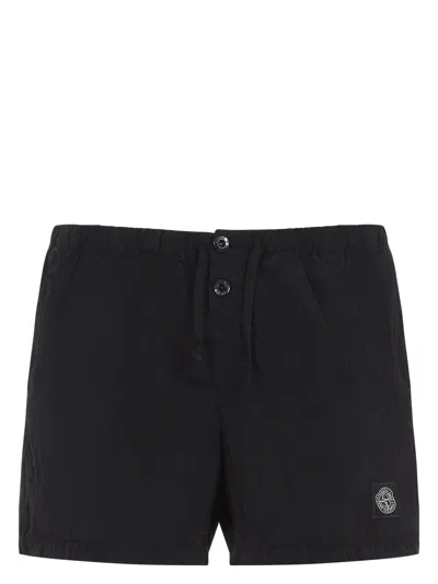 STONE ISLAND MEN'S SLIM SWIM TRUNKS