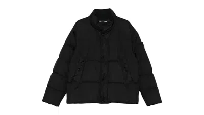 Pre-owned Stone Island Men's  Bomber Subtle Detail Coat In Jacket Black