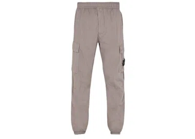 Pre-owned Stone Island Men's  Cargo Pants Shorts Tapered In Dove Grey
