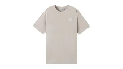 Pre-owned Stone Island Men's  Compass Logo Ghost T-shirt In Dust Grey In Gray