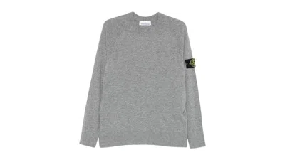 Pre-owned Stone Island Men's  Cozycore Crewneck Sweatshirt In Cement Melange In Gray
