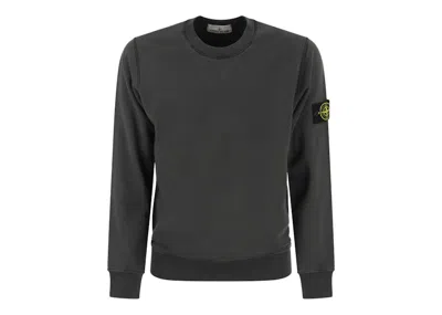 Pre-owned Stone Island Men's  Crewneck Sweatshirt In Charcoal