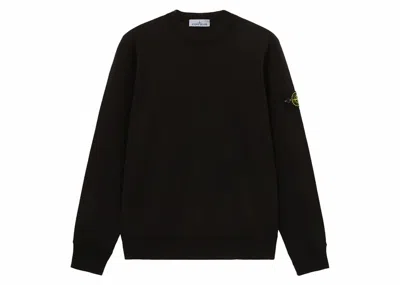 Pre-owned Stone Island Men's  Felpa Crewneck Sweatshirt In Black