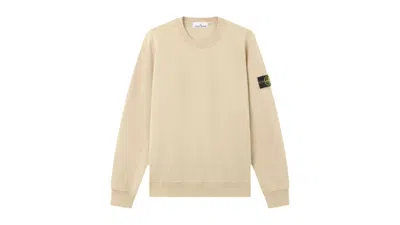Pre-owned Stone Island Men's  Felpa Crewneck Sweatshirt In Desert In Sand
