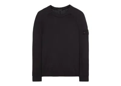 Pre-owned Stone Island Men's  Ghost Crewneck Sweatshirt In Black