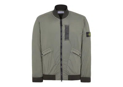 Pre-owned Stone Island Men's  Giubbotto Bomber Jacket In Musk Green