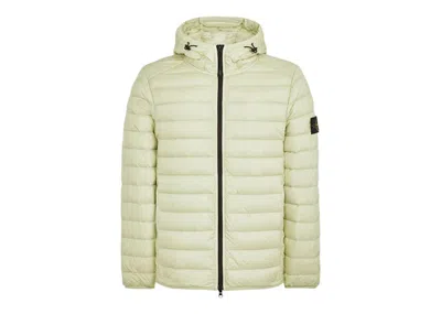 Pre-owned Stone Island Men's  Giubbotto Vera Piuma Jacket In Pistachio