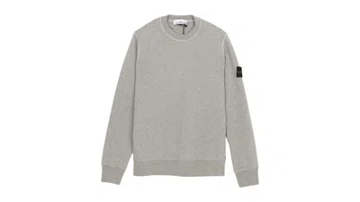 Pre-owned Stone Island Men's  Logo Sweatshirt In Gray