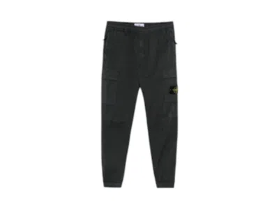 Pre-owned Stone Island Men's  Logo Trousers In Charcoal
