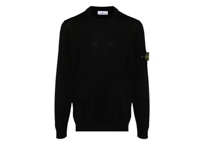 Pre-owned Stone Island Men's  Maglia Rws Knit In Black