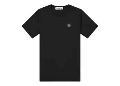 Pre-owned Stone Island Men's  Patch Logo T-shirt (741524113v0029) In Black