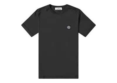 Pre-owned Stone Island Men's  Patch Logo T-shirt (761524113v0029) In Black
