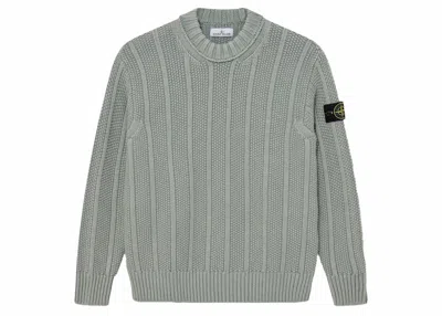 Pre-owned Stone Island Men's  Pure Wool Sweater In Sage