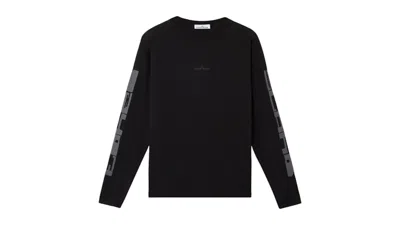 Pre-owned Stone Island Men's  Reflective Institutional Three Longsleeve In Black
