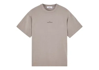 Pre-owned Stone Island Men's  Short Sleeve 'camo One' T-shirt In Dove Grey