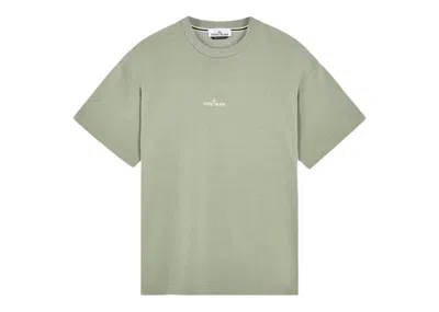 Pre-owned Stone Island Men's  Short Sleeve Camo One T-shirt In Pistachio In Green