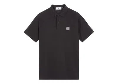 Pre-owned Stone Island Men's  Short Sleeve Polo Shirt In Black