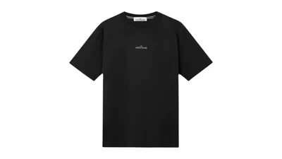 Pre-owned Stone Island Men's  Short Sleeve T-shirt In Black