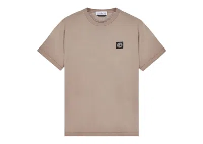 Pre-owned Stone Island Men's  Short Sleeve T-shirt In Dove Grey In Gray