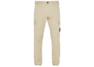Pre-owned Stone Island Men's  Skinny Fit Cargo Pants In Sand
