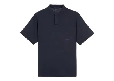 Pre-owned Stone Island Men's   Ghost Polo Shirt In Navy Blue