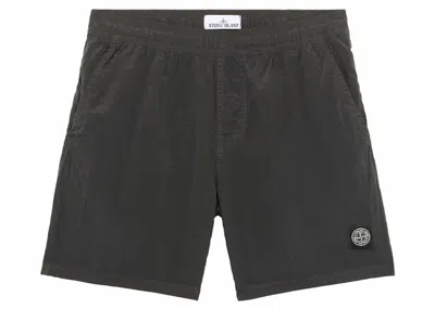 Pre-owned Stone Island Men's  Swim Short In Green/grey In Multi